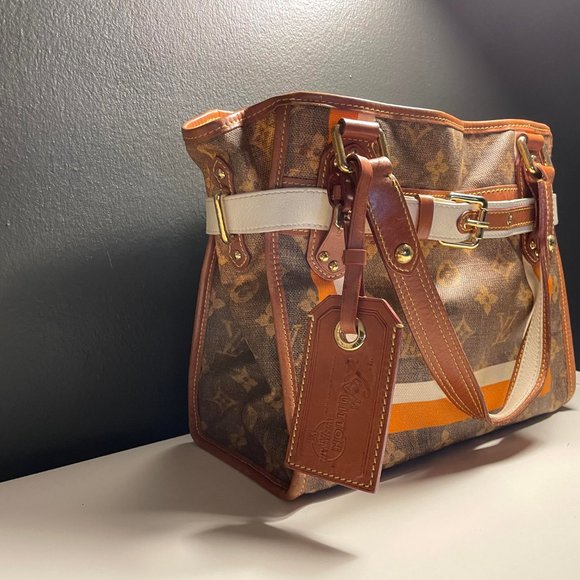 VINTAGE LOUIS VUITTON Tisse Rayures tote bag M56386 - Limited edition - Picture 5 of 12